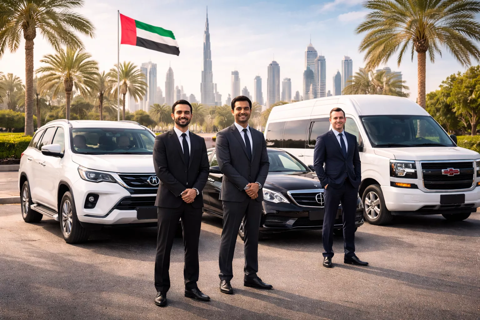 سائق خاص مع سيارة